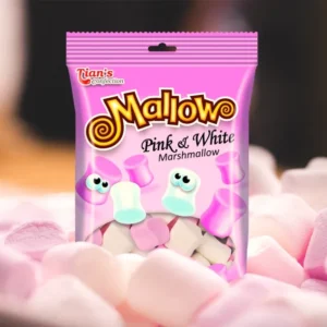 Tians Mallow Pink/White 100Gm