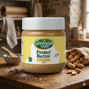 GREENISH FARM PEANUT BUTTER SUGAR FREE 300GM