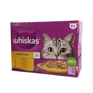 WHISKAS JELLY POULTRY 4X12X85GM