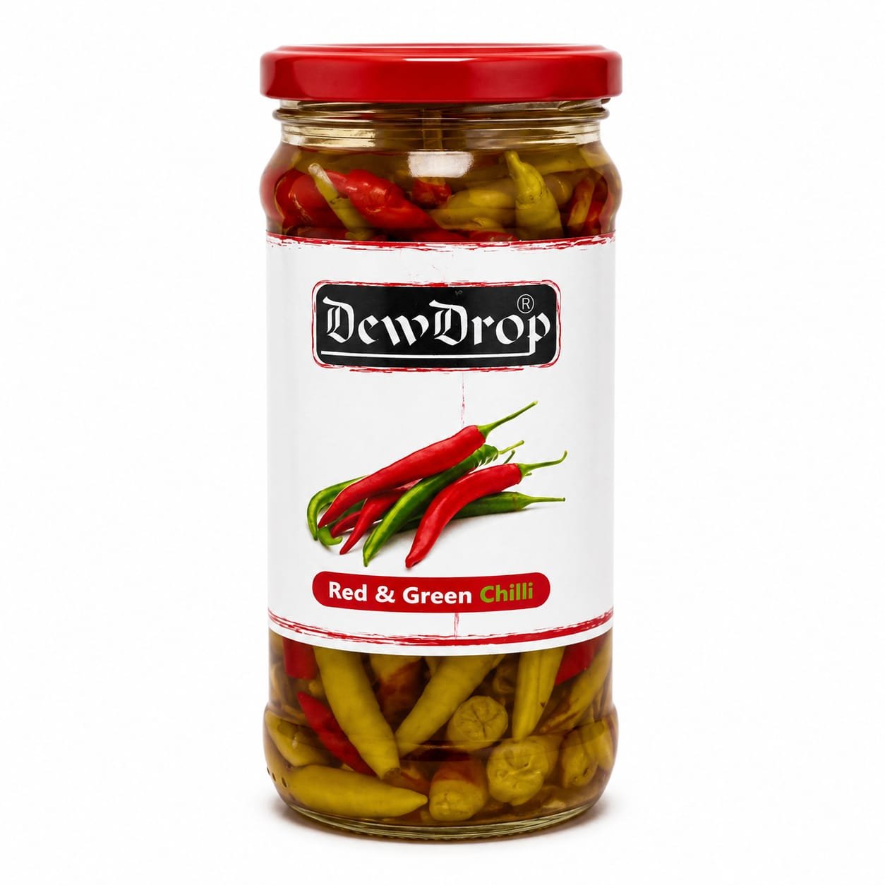 Dew Drop Red & Green Chilli 370g