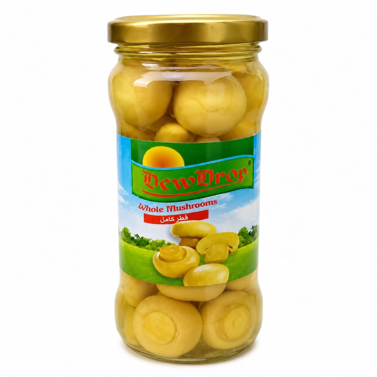 Dew Drop Whole Mushrooms 330g