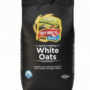 Quaker White Oats Tin 500g