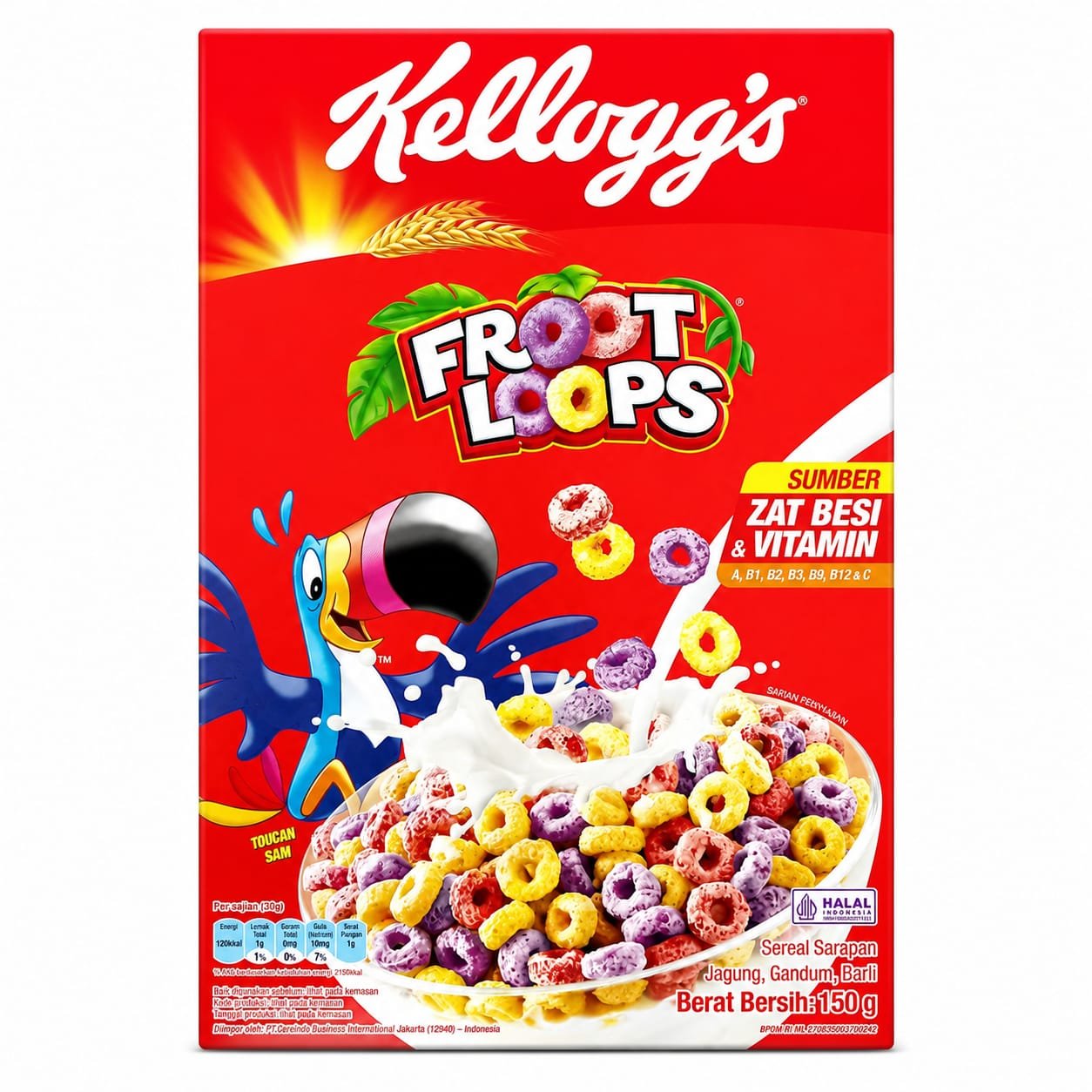 KELLOGGS FROOT LOOPS 150G