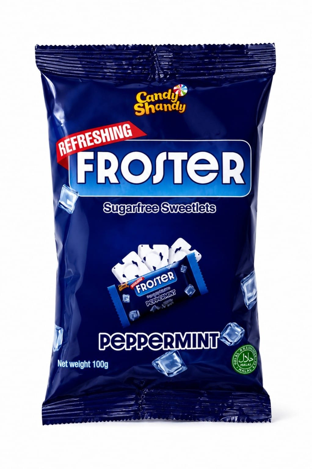 Candy Shandy FROSTER Sugarfree Sweetlets Peppermint