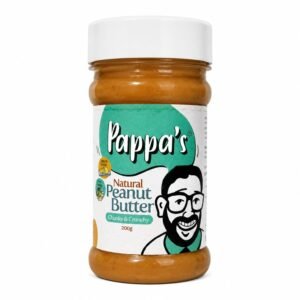 Pappa's Natural Peanut Butter – Chunky & Crunchy 200g