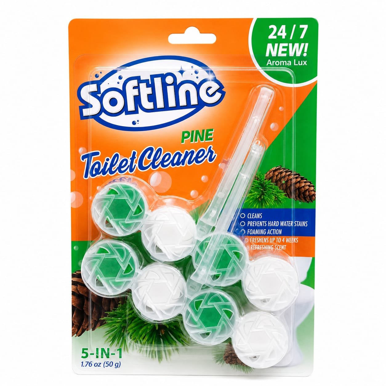 Softline Pine Toilet Cleaner 5-in-1