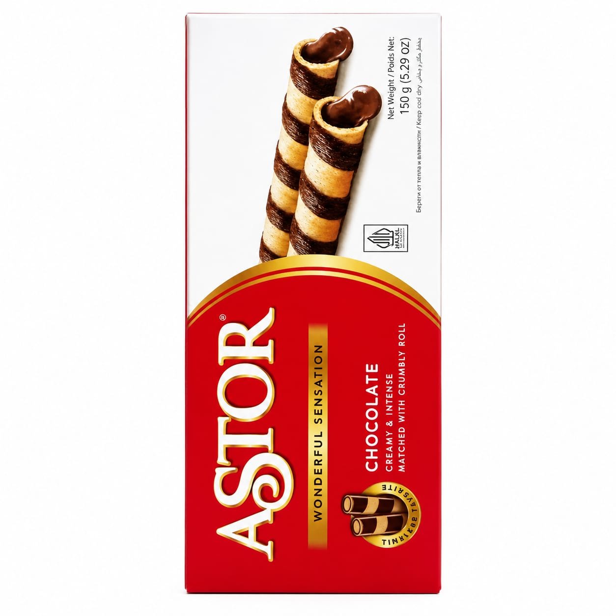 Astor Chocolate Wafer Rolls 150 g